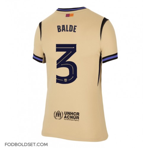 Barcelona Alejandro Balde #3 Udebanetrøje Dame 2025-26 Kortærmet